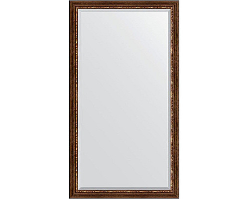 Купить Зеркало Evoform Exclusive Floor 201х111 BY 6159 с фацетом в багетной раме - Римская бронза 88 мм в магазине сантехники Santeh-Crystal.ru