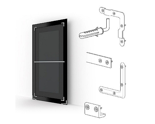 Приобрести Зеркало Evoform Exclusive Floor 201х111 BY 6160 с фацетом в багетной раме - Хамелеон 88 мм в магазине сантехники Santeh-Crystal.ru