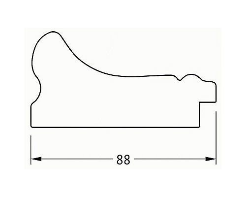 Приобрести Зеркало Evoform Exclusive Floor 201х111 BY 6160 с фацетом в багетной раме - Хамелеон 88 мм в магазине сантехники Santeh-Crystal.ru