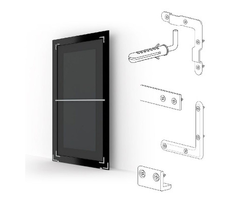 Приобрести Зеркало Evoform Exclusive Floor 200х110 BY 6153 с фацетом в багетной раме - Виньетка античное серебро 85 мм в магазине сантехники Santeh-Crystal.ru