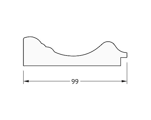 Приобрести Зеркало Evoform Exclusive Floor 204х84 BY 6130 с фацетом в багетной раме - Темный прованс 99 мм в магазине сантехники Santeh-Crystal.ru