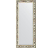 Зеркало Evoform Exclusive Floor 205х85 BY 6134 с фацетом в багетной раме - Барокко серебро 106 мм