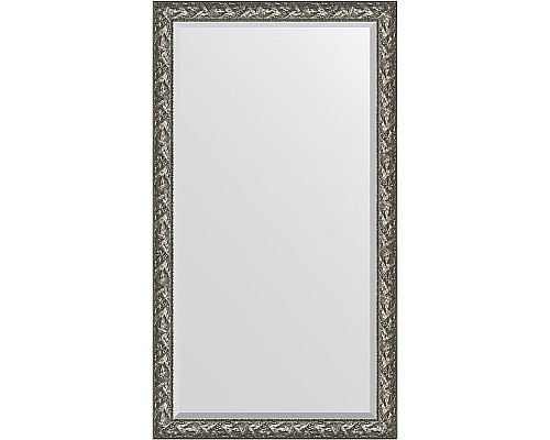Заказать Зеркало Evoform Exclusive Floor 203х114 BY 6165 с фацетом в багетной раме - Византия серебро 99 мм в магазине сантехники Santeh-Crystal.ru