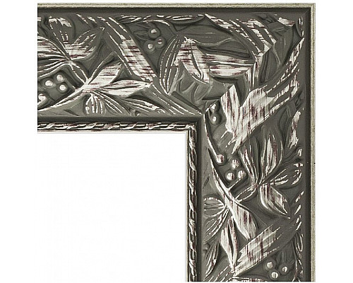 Заказать Зеркало Evoform Exclusive Floor 203х114 BY 6165 с фацетом в багетной раме - Византия серебро 99 мм в магазине сантехники Santeh-Crystal.ru