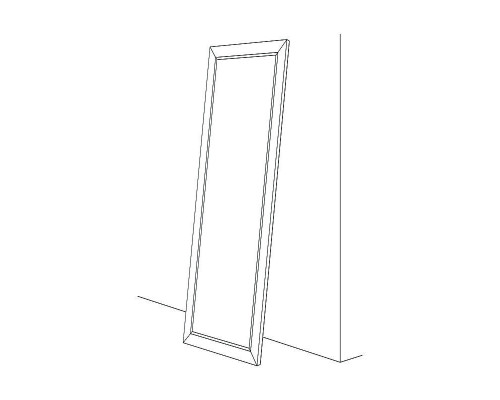 Купить Зеркало Evoform Exclusive Floor 204х114 BY 6169 с фацетом в багетной раме - Травленая бронза 99 мм в магазине сантехники Santeh-Crystal.ru