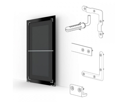 Купить Зеркало Evoform Exclusive Floor 204х114 BY 6169 с фацетом в багетной раме - Травленая бронза 99 мм в магазине сантехники Santeh-Crystal.ru
