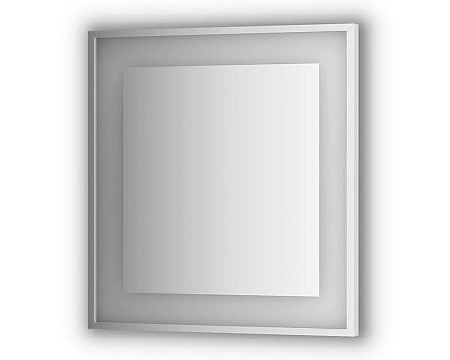 Заказать Зеркало Evoform Ledside 75х70 Сталь в магазине сантехники Santeh-Crystal.ru