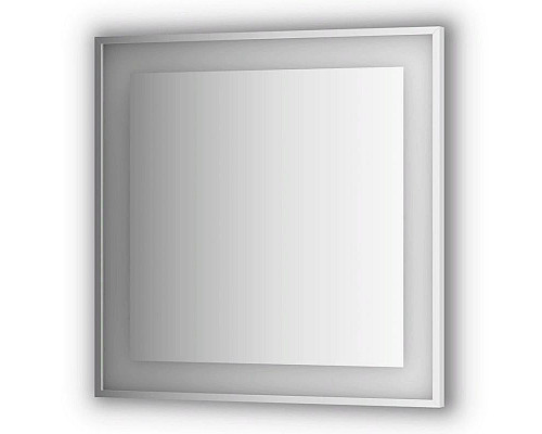 Купить Зеркало Evoform Ledside 90х90 Сталь в магазине сантехники Santeh-Crystal.ru