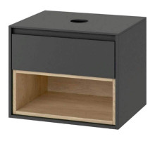 Тумба под раковину Excellent Tuto 60 MLEX.0102.600.GRBL подвесная Серый Дуб