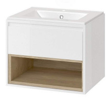 Тумба под раковину Excellent Tuto 60 MLEX.0101.600.WHBL подвесная Белый Дуб