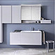 Купить Тумба под раковину Geberit (Keramag) Acanto 90 500.612.01.2 подвесная Белая глянцевая в магазине сантехники Santeh-Crystal.ru