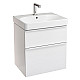 Заказать Комплект мебели для ванной Geberit Smyle Square 60 529.352.00.6 подвесной Белый глянец в магазине сантехники Santeh-Crystal.ru