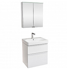 Комплект мебели для ванной Geberit Smyle Square 60 529.352.00.6 подвесной Белый глянец