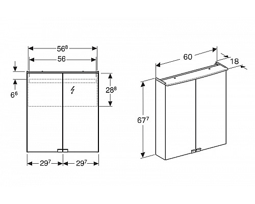 Santeh-Crystal.ru: Комплект мебели для ванной Geberit Smyle Square 60 529.352.00.6 подвесной Белый глянец Заказать Комплект мебели для ванной Geberit Smyle Square 60 529.352.00.6 подвесной Белый глянец в магазине сантехники Santeh-Crystal.ru