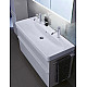 Купить Тумба под раковину Geberit Smyle Square 120 500.355.00.1 подвесная Белая в магазине сантехники Santeh-Crystal.ru