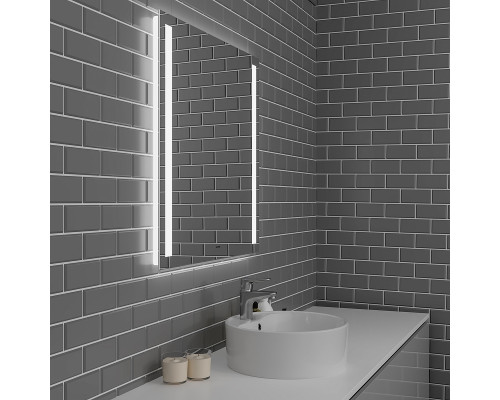 Заказать Зеркало Grossman Avrora 90 119080 с подсветкой с сенсорным выключателем в магазине сантехники Santeh-Crystal.ru