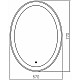 Заказать Зеркало Grossman Galaxy 57 857770 с подсветкой с сенсорным выключателем в магазине сантехники Santeh-Crystal.ru