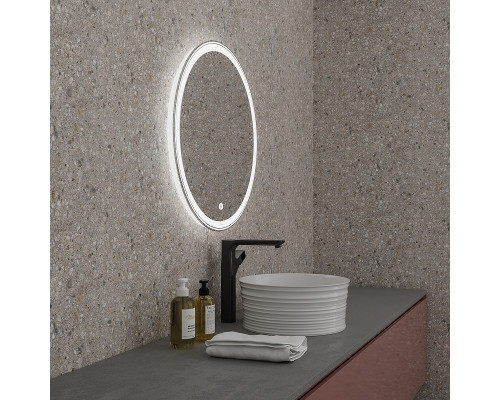 Заказать Зеркало Grossman Sento D700 97070 с подсветкой с сенсорным выключателем в магазине сантехники Santeh-Crystal.ru