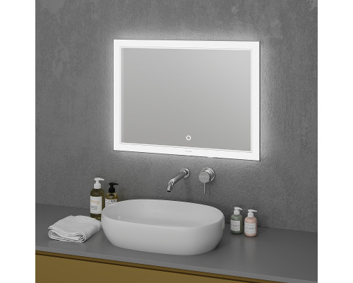 Заказать Зеркало Grossman Sirius 100 1210080 с подсветкой с сенсорным выключателем в магазине сантехники Santeh-Crystal.ru