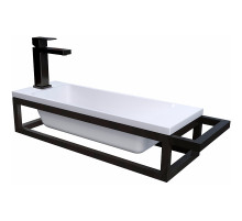 Консоль для раковины Grossman Метрис 50 R 105002 Черный