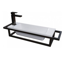 Консоль для раковины Grossman Метрис 50 105003 Черный