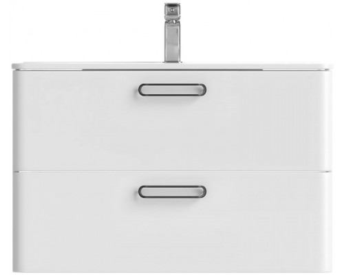 Заказать Тумба с раковиной Iddis Brick 80 подвесная Белая в магазине сантехники Santeh-Crystal.ru