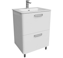 Тумба с раковиной Iddis Brick 60 BRI60WFi95K Белая