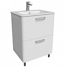 Тумба с раковиной Iddis Brick 60 BRI60WFi95K Белая