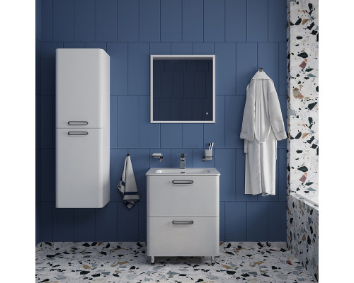Приобрести Тумба с раковиной Iddis Brick 60 BRI60WFi95K Белая в магазине сантехники Santeh-Crystal.ru