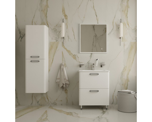 Приобрести Тумба с раковиной Iddis Brick 60 BRI60WFi95K Белая в магазине сантехники Santeh-Crystal.ru