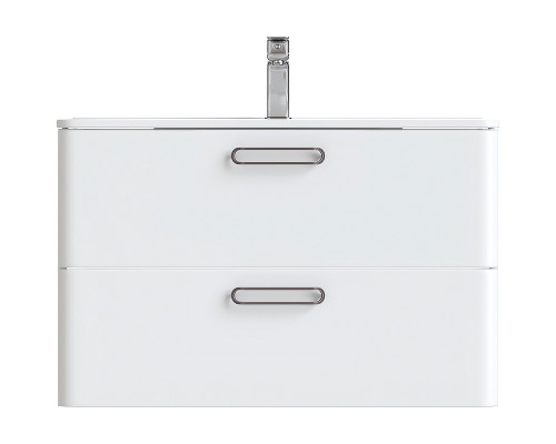 Заказать Тумба под раковину Iddis Brick 80 BRI80W0i95 подвесная Белая глянцевая в магазине сантехники Santeh-Crystal.ru