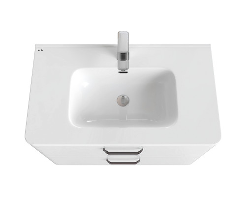 Заказать Тумба под раковину Iddis Brick 80 BRI80W0i95 подвесная Белая глянцевая в магазине сантехники Santeh-Crystal.ru