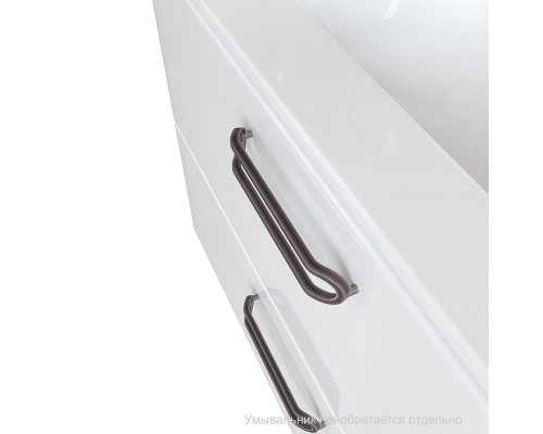 Заказать Тумба под раковину Iddis Brick 80 BRI80W0i95 подвесная Белая глянцевая в магазине сантехники Santeh-Crystal.ru