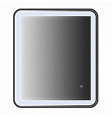 Зеркало Iddis Cloud 60 с подсветкой Черный матовый
