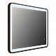 Заказать Зеркало Iddis Cloud CLO1000i98 100x70 Черное в магазине сантехники Santeh-Crystal.ru