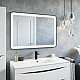 Заказать Зеркало Iddis Cloud CLO1000i98 100x70 Черное в магазине сантехники Santeh-Crystal.ru