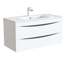 Тумба под раковину Iddis Cloud 100 CLO10W1i95 подвесная Белый