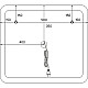 Приобрести Зеркало Iddis Esper 80 ESP8000i98 с подсветкой Белое матовое c сенсорным выключателем и диммером в магазине сантехники Santeh-Crystal.ru