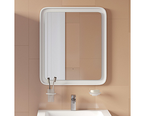 Santeh-Crystal.ru: Зеркало Iddis Esper 60 ESP6000i98 с подсветкой Белое матовое c сенсорным выключателем и диммером Приобрести Зеркало Iddis Esper 60 ESP6000i98 с подсветкой Белое матовое c сенсорным выключателем и диммером в магазине сантехники Santeh-Crystal.ru