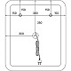 Приобрести Зеркало Iddis Esper 60 ESP6000i98 с подсветкой Белое матовое c сенсорным выключателем и диммером в магазине сантехники Santeh-Crystal.ru
