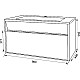 Заказать Тумба с раковиной Iddis Esper 100 ESP10W0i95K подвесная Белая в магазине сантехники Santeh-Crystal.ru
