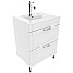 Приобрести Тумба с раковиной Iddis Oxford 60 OXF60W0i95K Белая в магазине сантехники Santeh-Crystal.ru