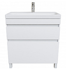 Тумба с раковиной Iddis Zodiac 80 ZOD8CBFi95K Белая