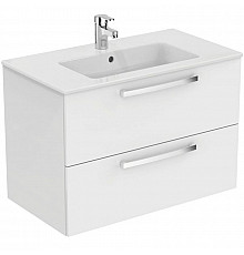 Тумба под раковину Ideal Standard Tempo 80 E3242WG подвесная Белая глянцевая