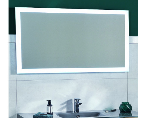 Приобрести Зеркало Jacob Delafon 120 EB1444-NF с подсветкой с подогревом и ИК-выключателем в магазине сантехники Santeh-Crystal.ru