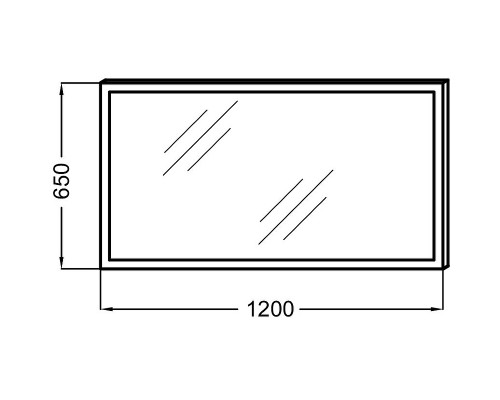 Приобрести Зеркало Jacob Delafon 120 EB1444-NF с подсветкой с подогревом и ИК-выключателем в магазине сантехники Santeh-Crystal.ru