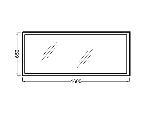 Приобрести Зеркало Jacob Delafon 160 EB1447-NF с подсветкой с подогревом и ИК-выключателем в магазине сантехники Santeh-Crystal.ru