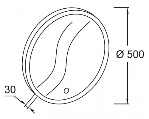 Приобрести Зеркало Jacob Delafon 50 EB1426-NF с подсветкой с ИК-сенсором в магазине сантехники Santeh-Crystal.ru