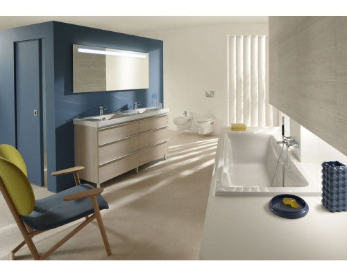 Купить Зеркало Jacob Delafon 140 EB1420-NF с подсветкой и подогревом с сенсорным выключателем в магазине сантехники Santeh-Crystal.ru