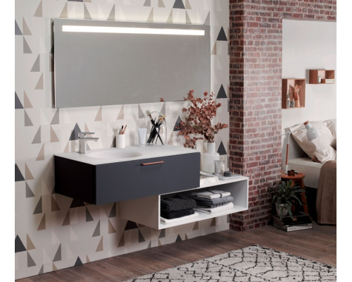 Купить Зеркало Jacob Delafon 140 EB1420-NF с подсветкой и подогревом с сенсорным выключателем в магазине сантехники Santeh-Crystal.ru